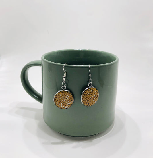 Mustard seed earrings